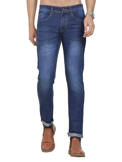mens slim fit plain jeans - 17955692 - Standard Image - 0