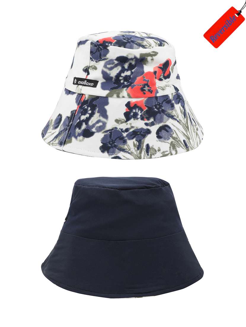 white printed summer hat - 17956227 -  Zoom Image - 0