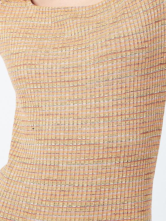 square neck striped bodycon dress - 17956267 - Standard Image - 3