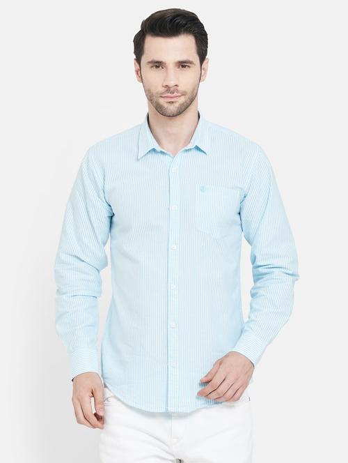 green striped casual shirt - 17957281 -  Standard Image - 0