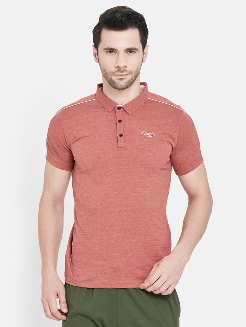 red solid polo t-shirt - 17957302 - Zoom Image - 0