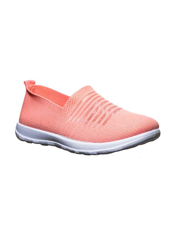 pink slip on sport shoe