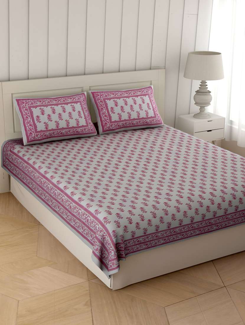 floral bliss double bedsheet