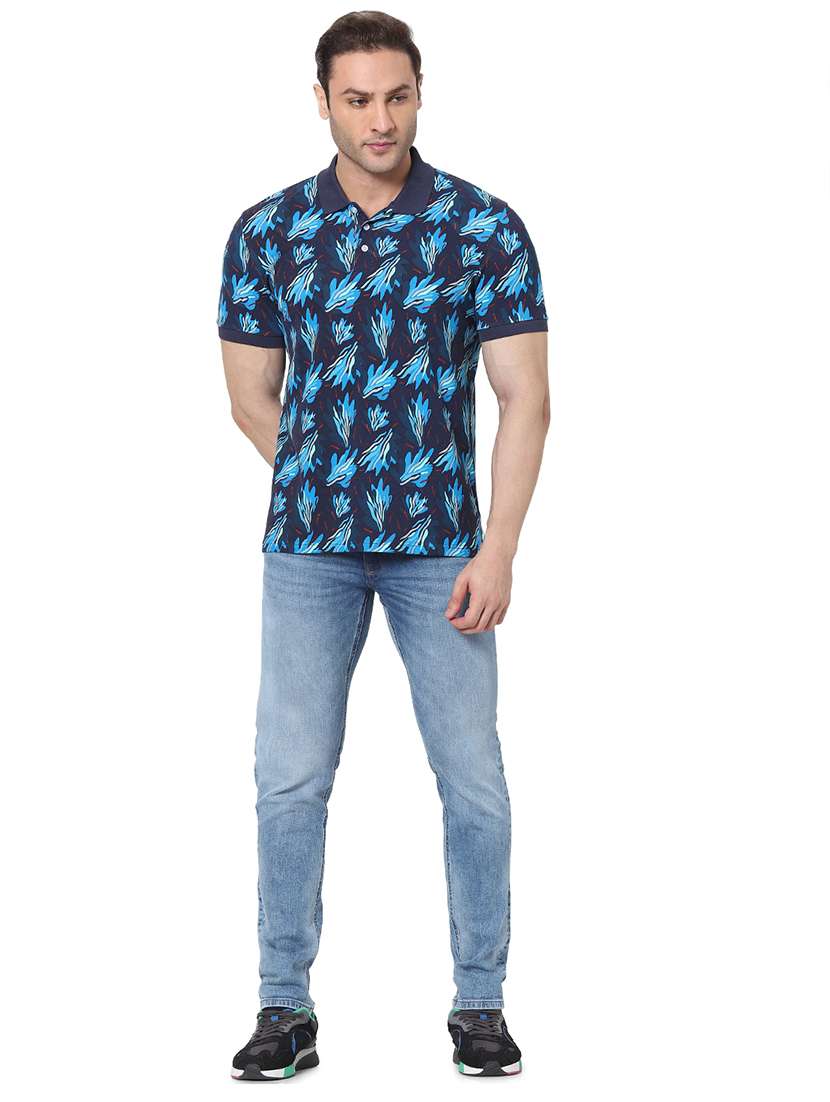 blue light washed denim jeans - 17959562 - Standard Image - 3