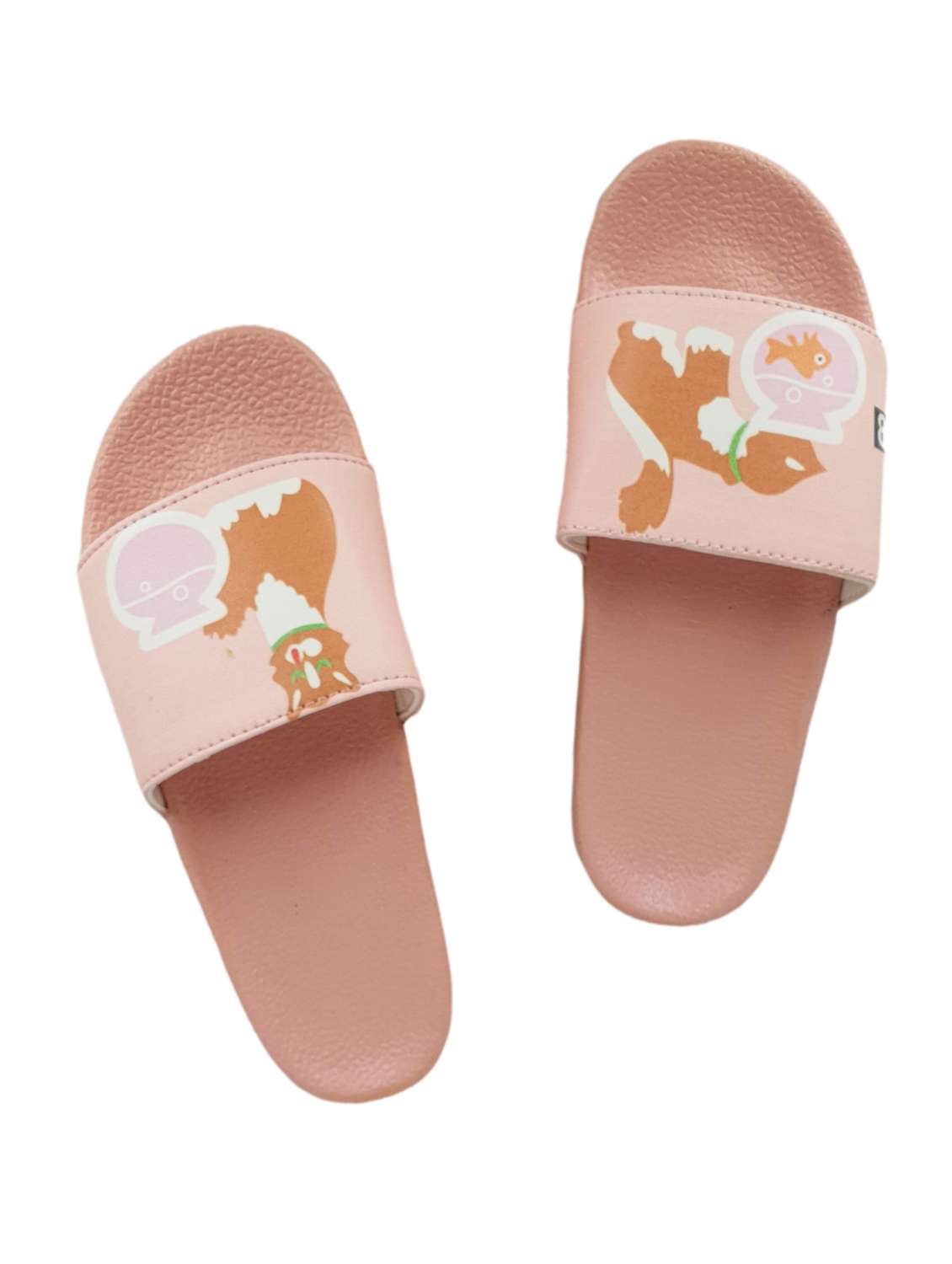 pink slip on flip flop