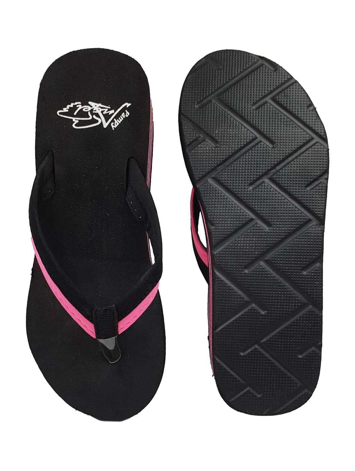pink slip on flip flop - 17959723 - Standard Image - 3