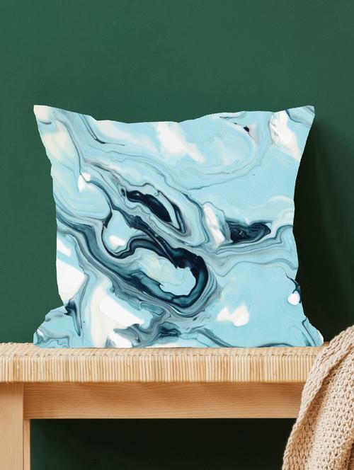 ambbi collections multicolour marble abstract digital print 100 % satin 16x16 inch cushion cover, set of 1 - 17961941 - Standard Image - 0