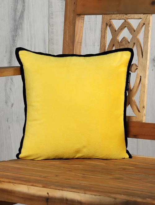 ambbi collections plain velvet cushion cover  12 x 12 inche, set of 1 - 17961975 -  Standard Image - 0