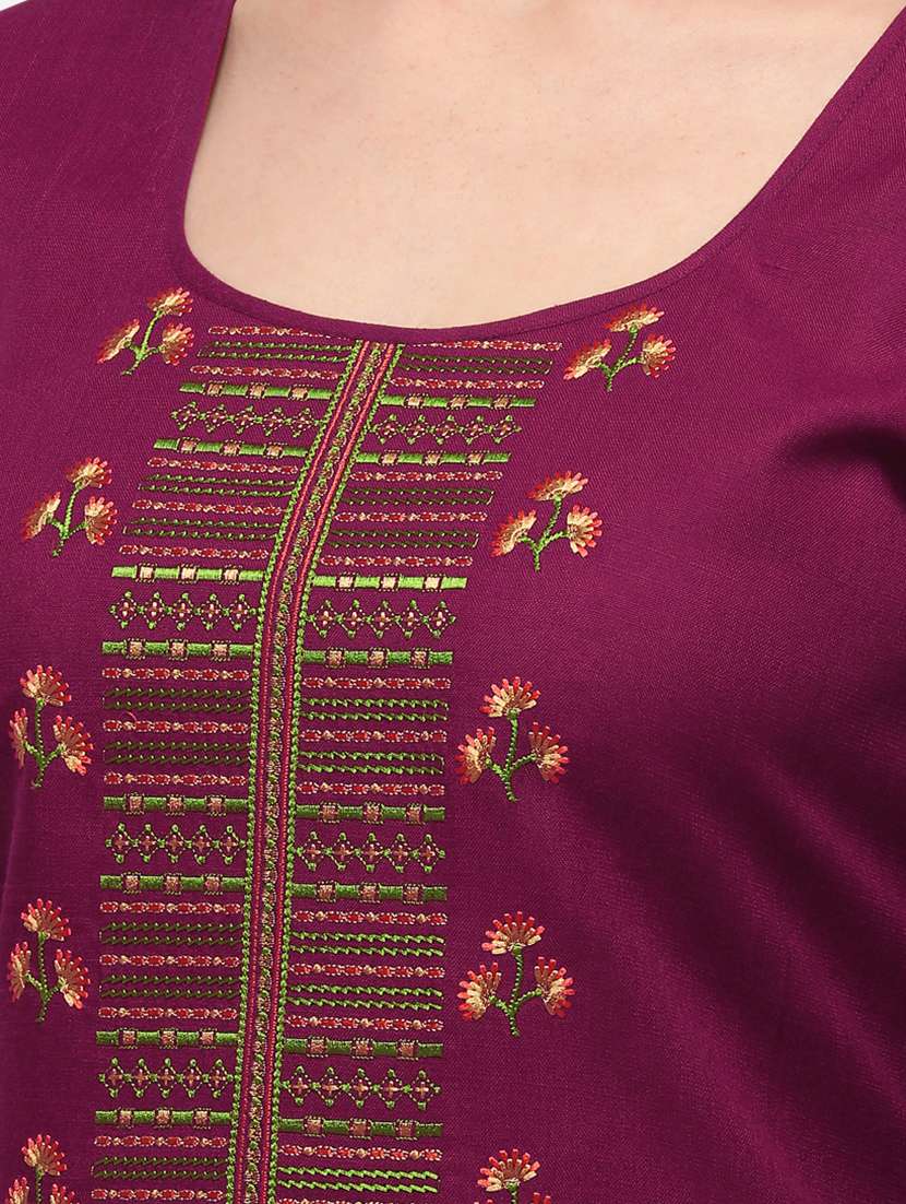 embroidered suit set - 17963574 - Standard Image - 3