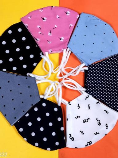 covid-19 protection colourful mask pack of - 17963951 - Zoom Image - 0