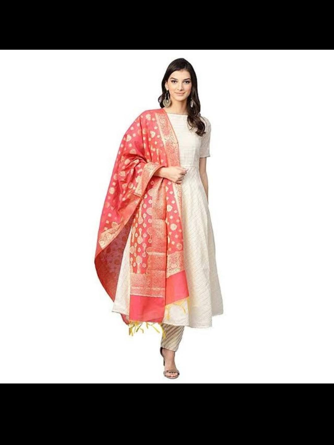 ladies cotton suit flowers printed - 17964058 - Zoom Image - 0