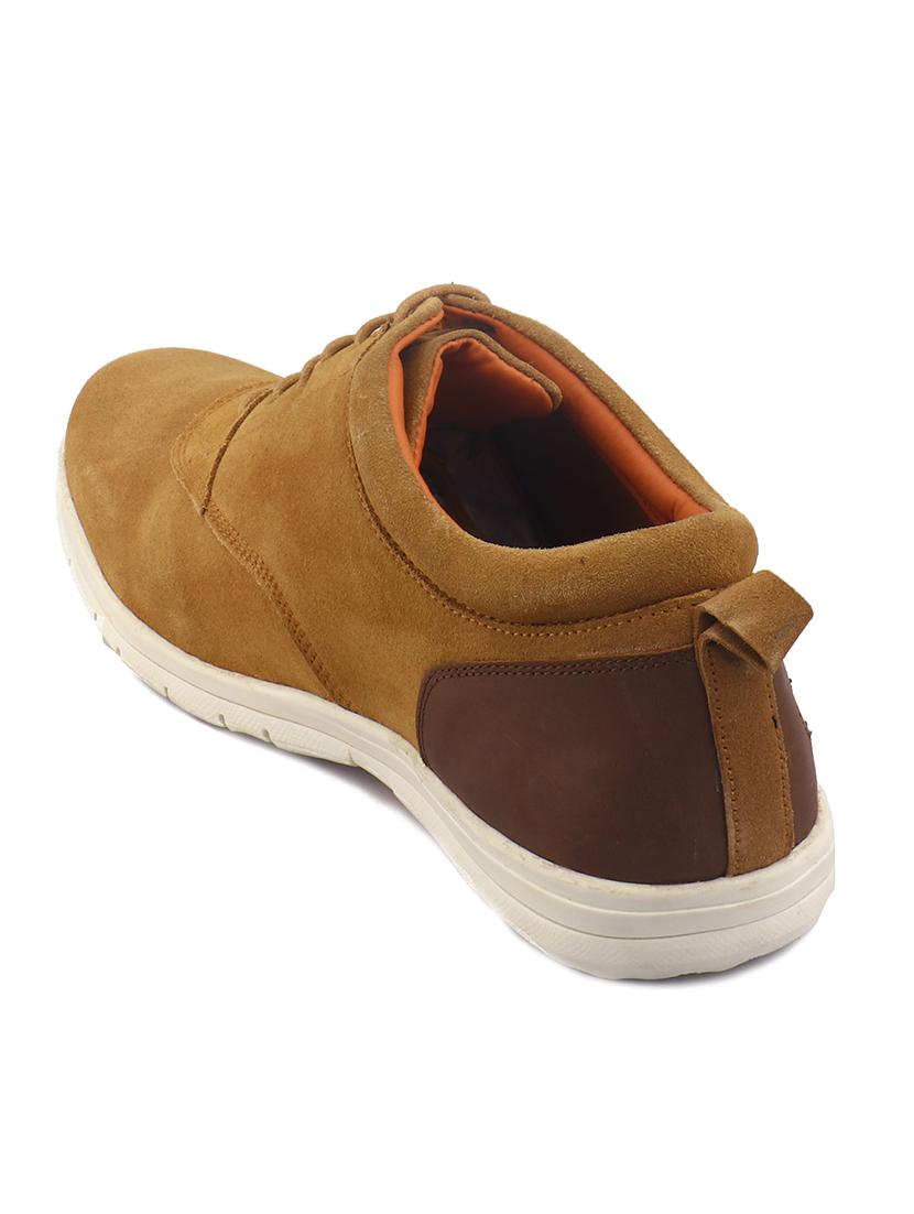 brown lace up casual shoe - 17965148 - Standard Image - 3