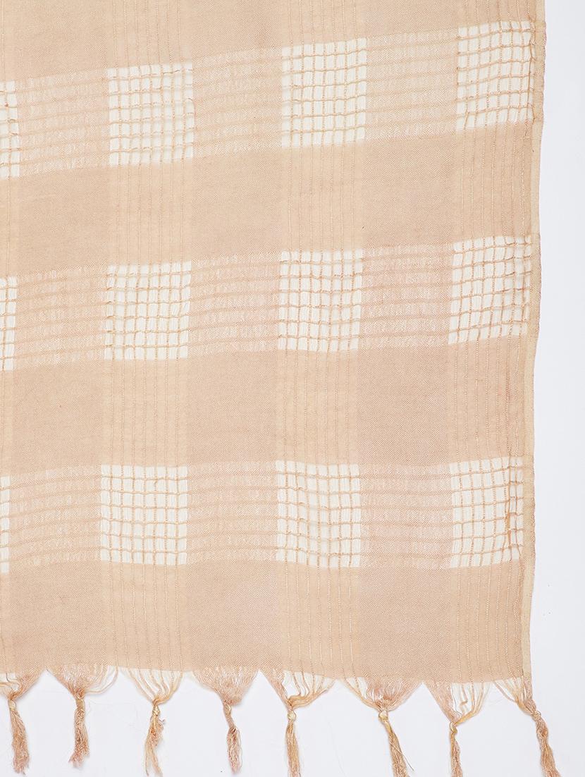 checkered check woven dupatta - 17965610 - Standard Image - 3