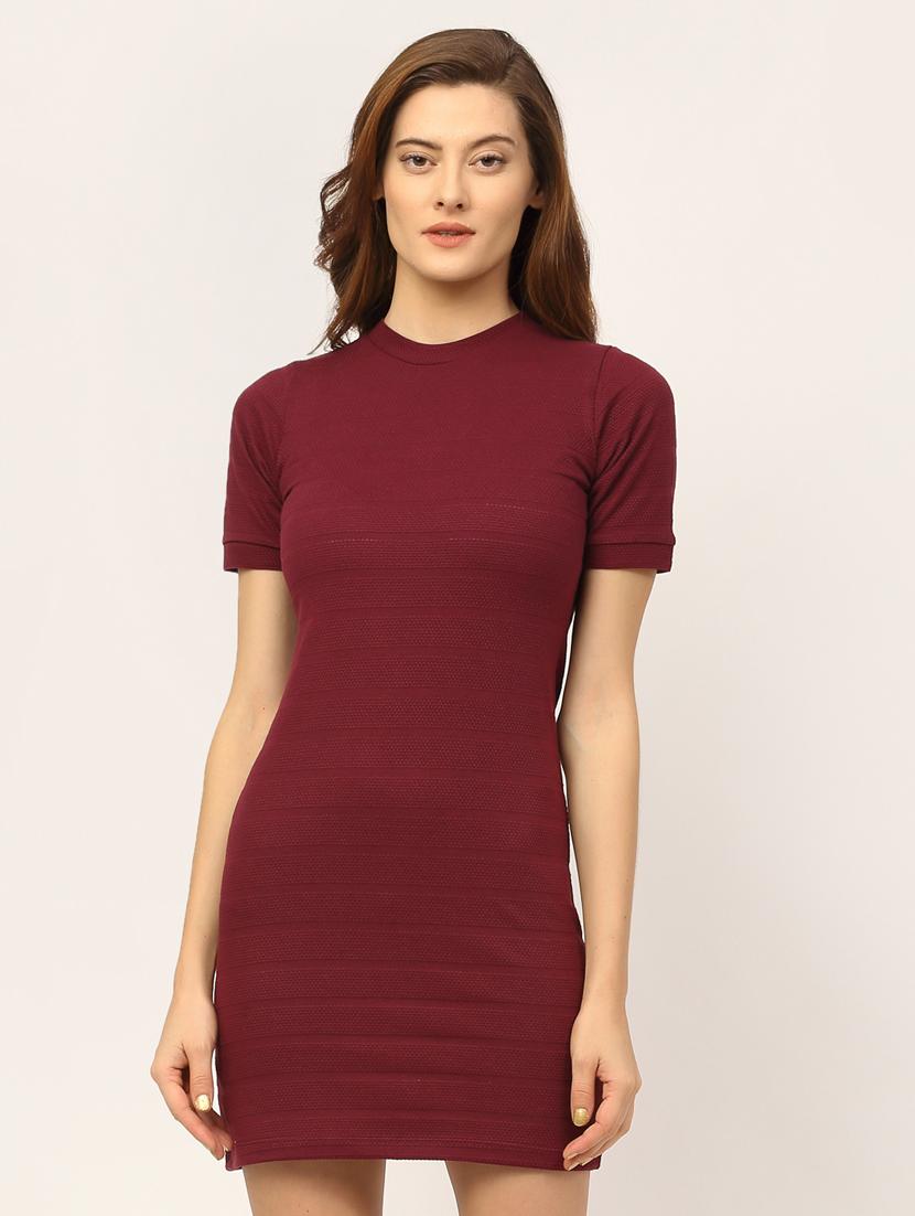 women's bodycon solid dress