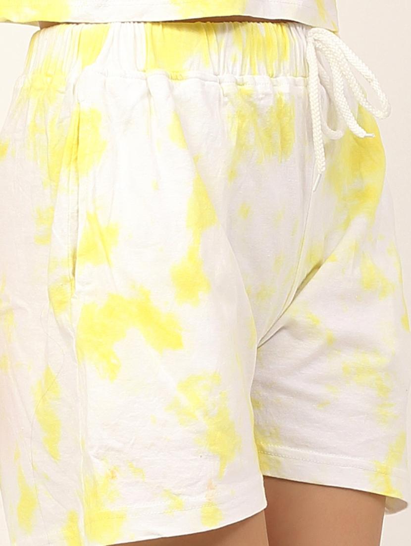 mid rise tie & dye short - 17970149 - Standard Image - 5