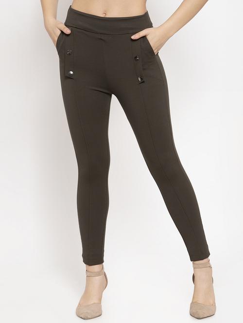 high rise solid jegging - 17970400 -  Standard Image - 0