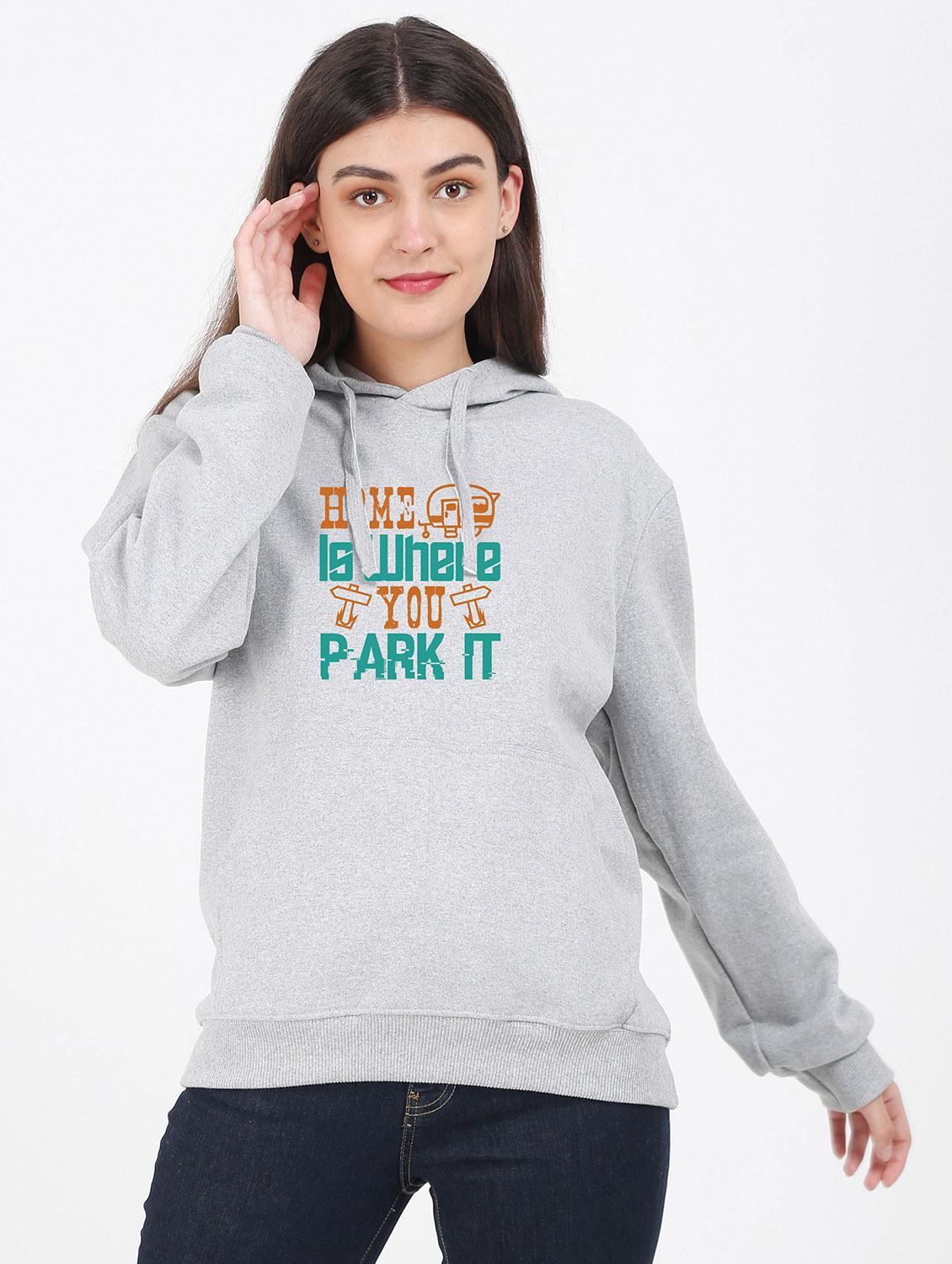 graphic printed hooded sweatshirt - 17971154 - Zoom Image - 0