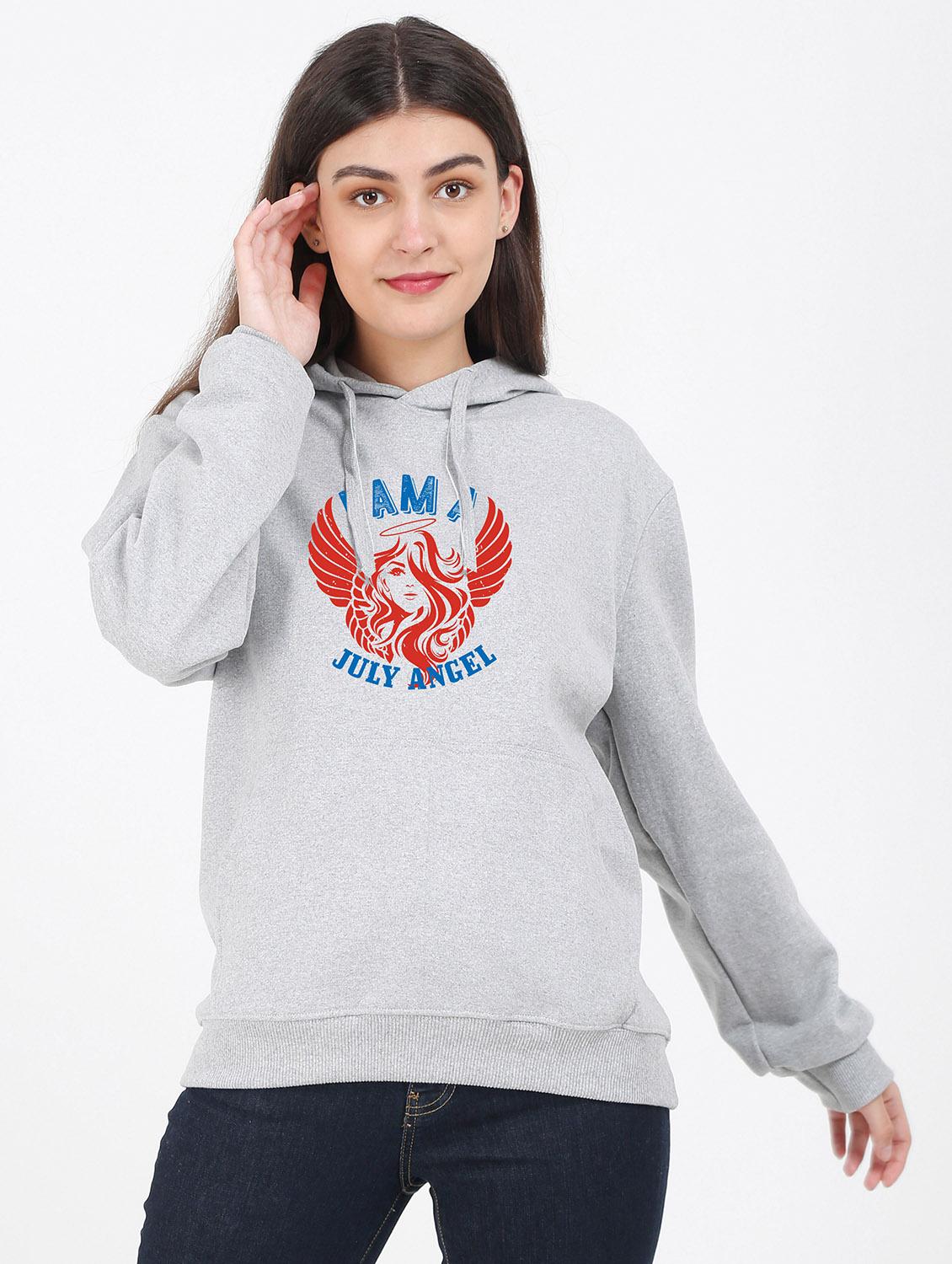 graphic printed hooded  sweatshirt - 17971155 -  Zoom Image - 0