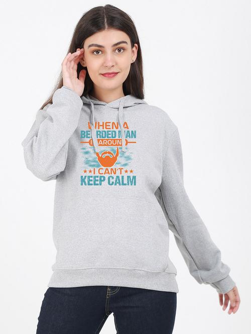 hooded neck graphic sweatshirt - 17971194 -  Standard Image - 0