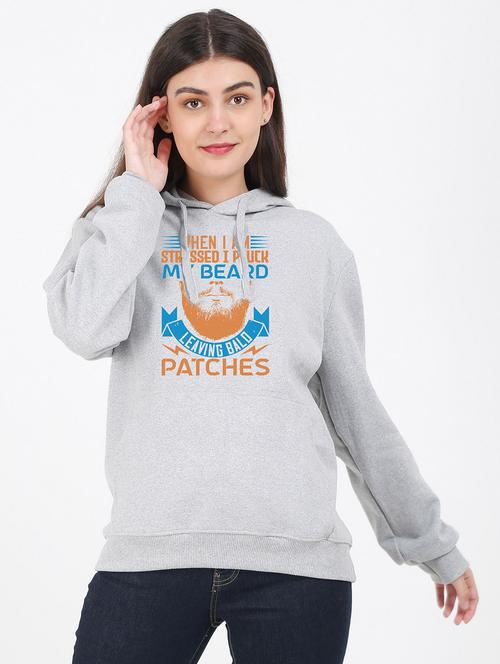 hooded neck graphic sweatshirt - 17971195 -  Standard Image - 0