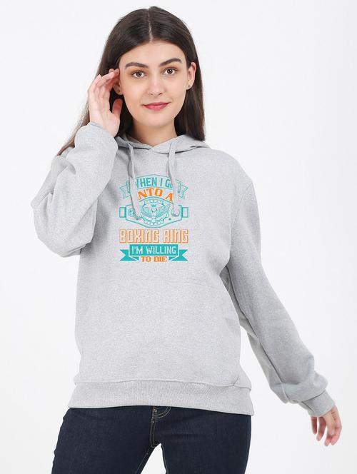 hooded neck graphic sweatshirt - 17971196 - Standard Image - 0