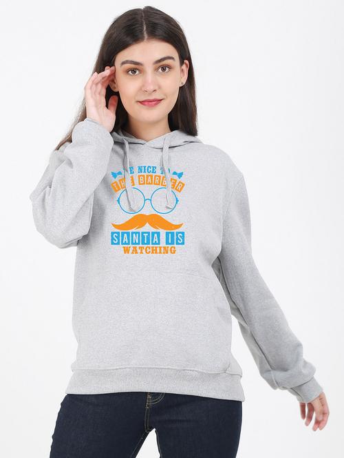 hooded neck graphic sweatshirt - 17971230 -  Standard Image - 0