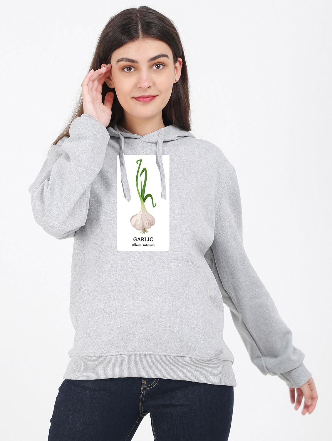 hooded neck graphic sweatshirt - 17971250 - Zoom Image - 0