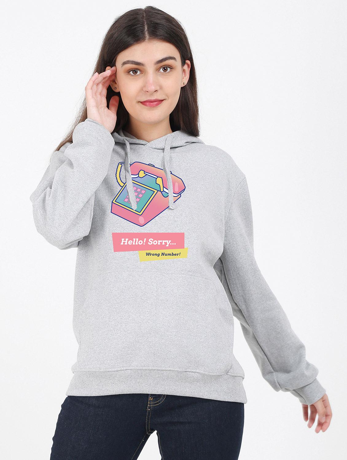 graphic printed hooded  sweatshirt - 17971263 -  Zoom Image - 0