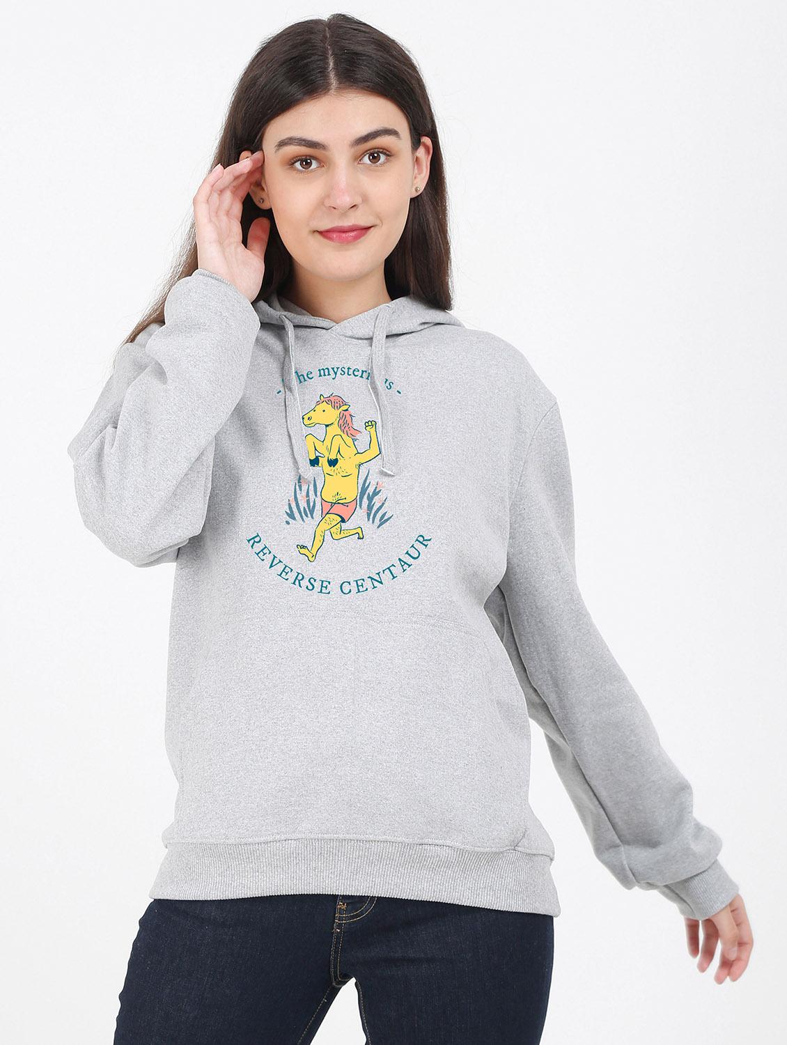 hooded neck graphic sweatshirt - 17971272 -  Zoom Image - 0