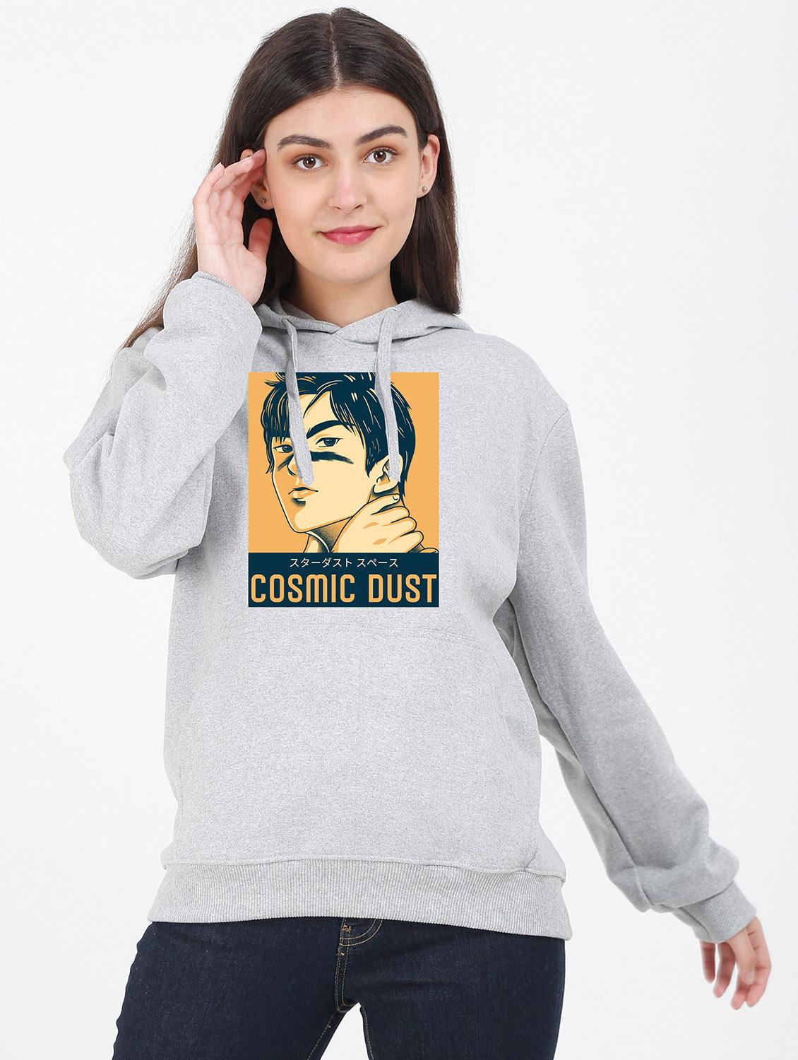 hooded neck graphic sweatshirt - 17971291 - Zoom Image - 0