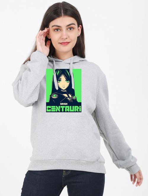 hooded neck graphic sweatshirt - 17971293 -  Standard Image - 0