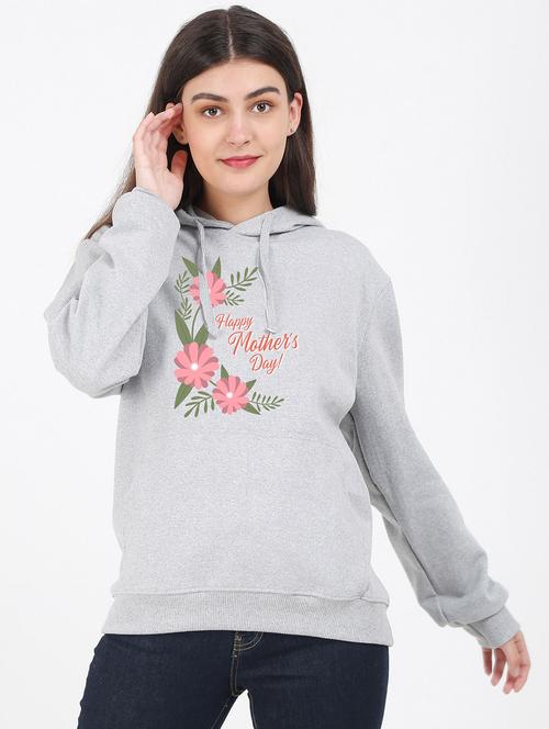 hooded neck graphic sweatshirt - 17971299 -  Standard Image - 0