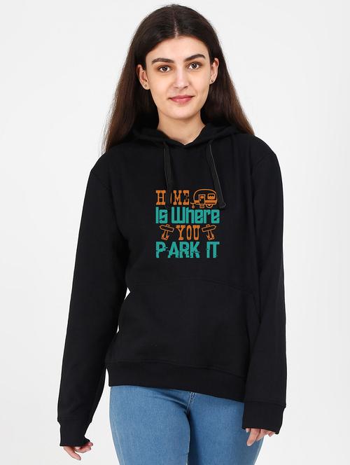 hooded neck graphic sweatshirt - 17971358 - Standard Image - 0