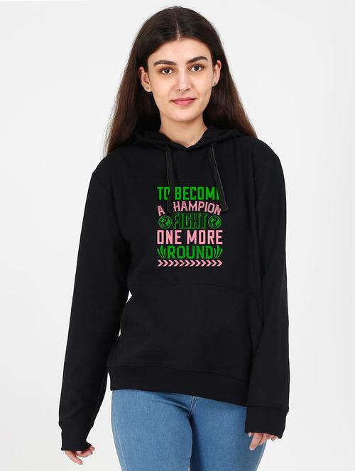 hooded neck graphic  sweatshirt - 17971441 -  Standard Image - 0