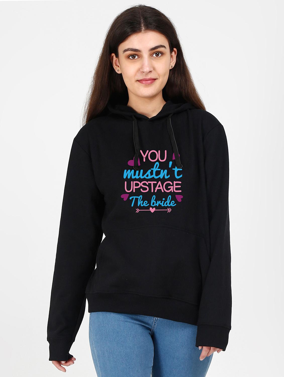 hooded neck graphic  sweatshirt - 17971502 -  Zoom Image - 0