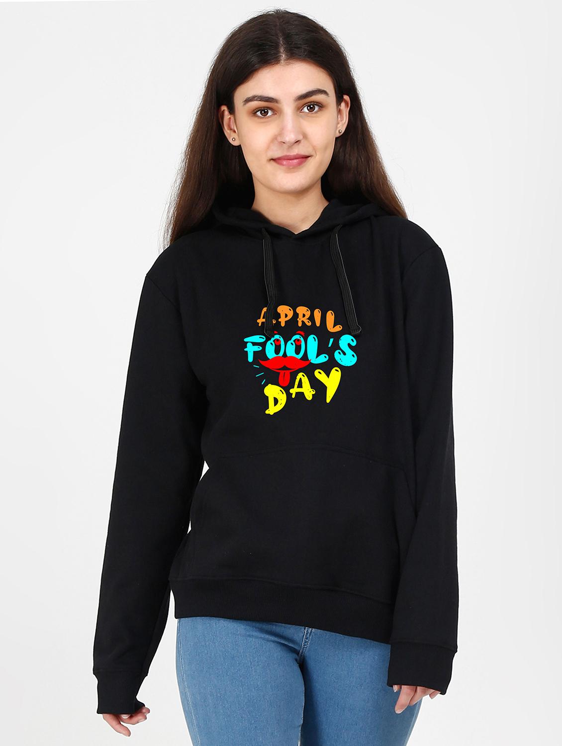 hooded neck graphic  sweatshirt - 17971511 -  Zoom Image - 0