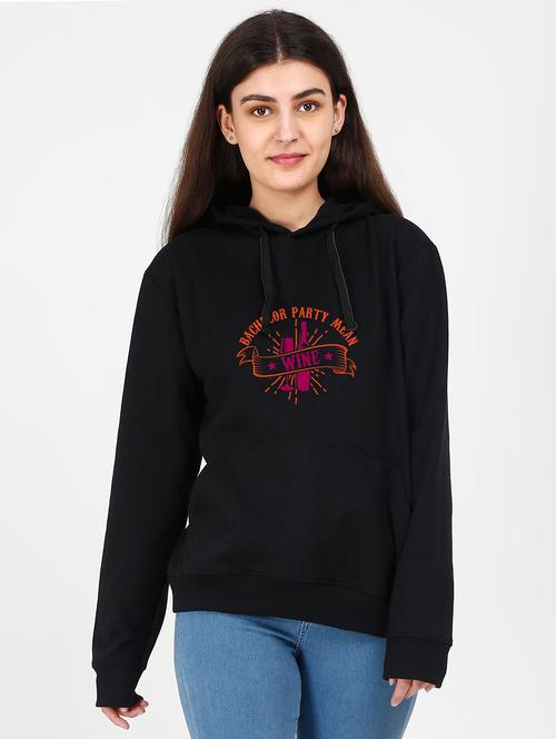 hooded neck graphic sweatshirt - 17971524 -  Standard Image - 0