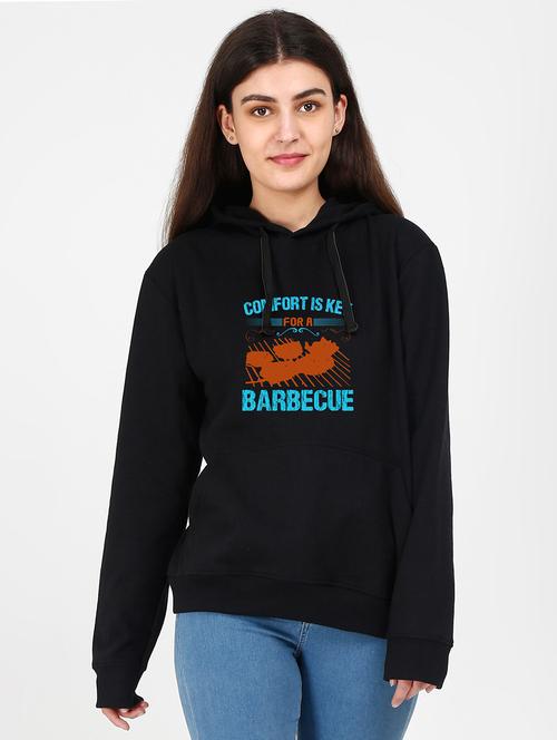 hooded neck graphic sweatshirt - 17971579 - Standard Image - 0