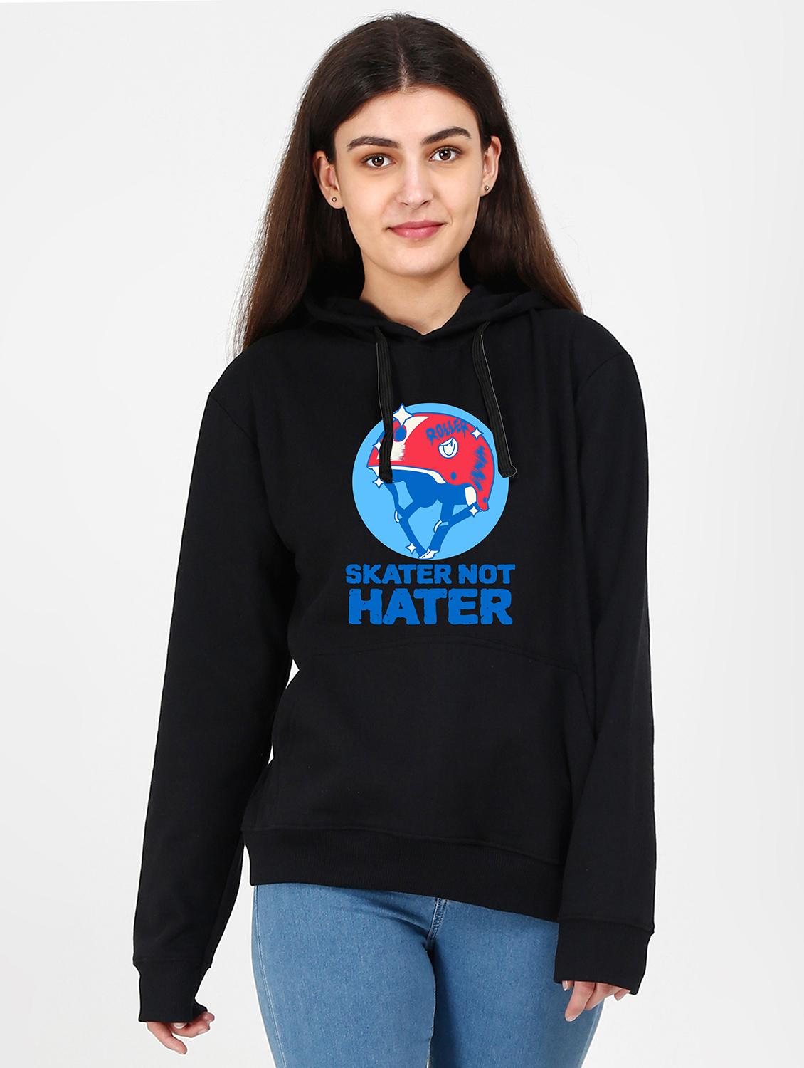 hooded neck graphic sweatshirt - 17971590 -  Zoom Image - 0