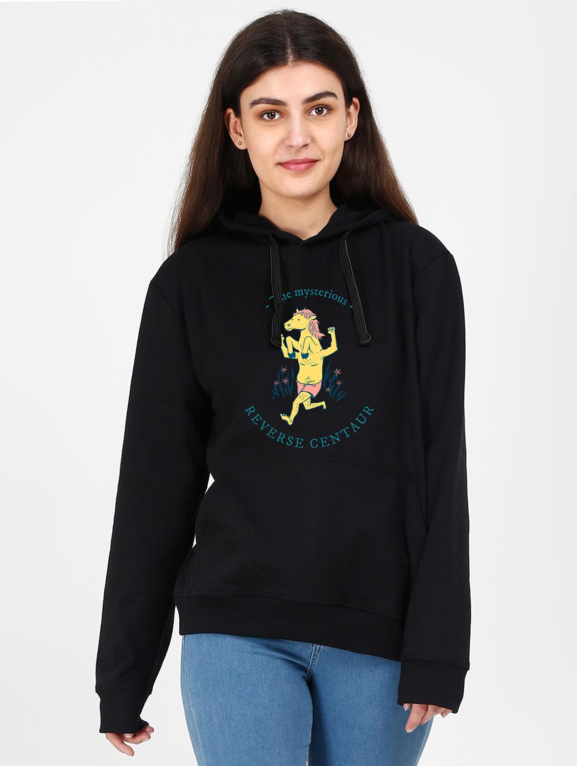 hooded neck graphic sweatshirt - 17971609 -  Zoom Image - 0