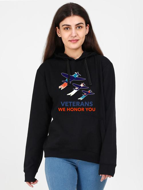 hooded neck graphic sweatshirt - 17971616 - Standard Image - 0