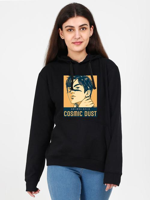 hooded neck graphic sweatshirt - 17971628 - Standard Image - 0