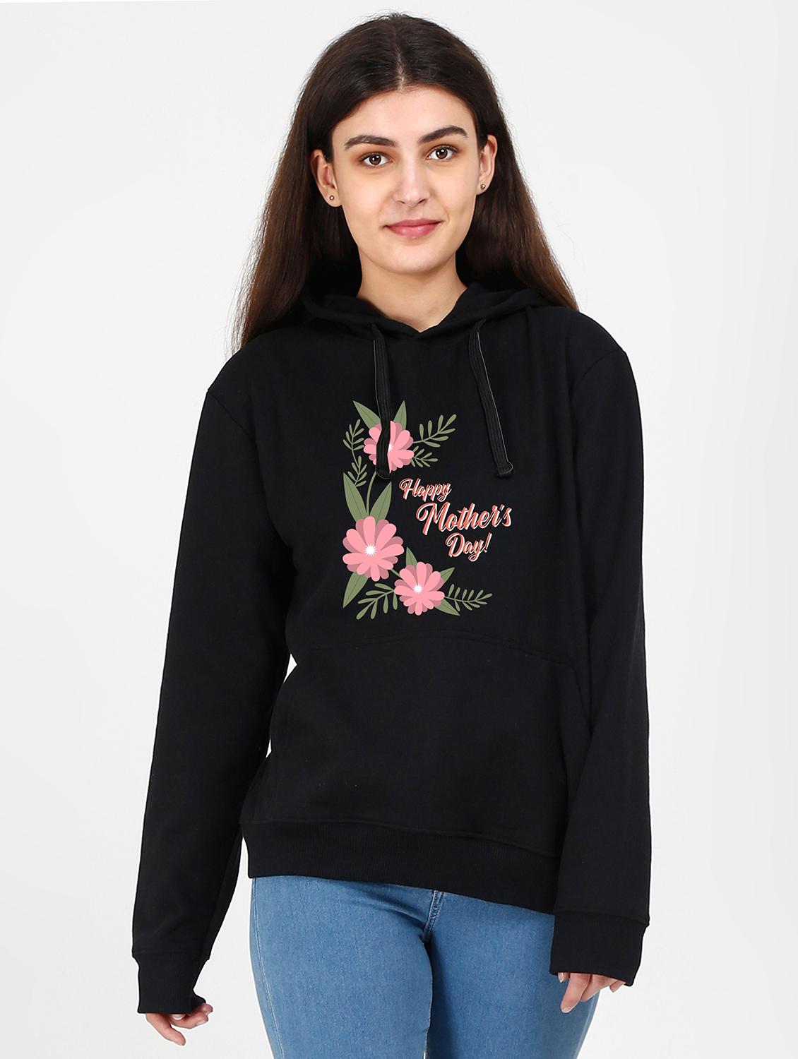 hooded neck graphic sweatshirt - 17971638 -  Zoom Image - 0