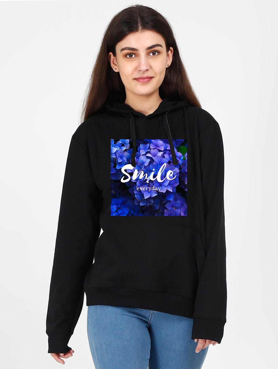 hooded neck graphic sweatshirt - 17971639 - Zoom Image - 0