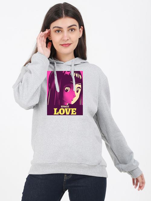 hooded neck graphic sweatshirt - 17971651 -  Standard Image - 0