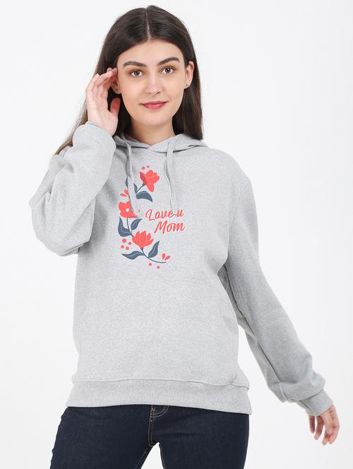 hooded neck graphic sweatshirt - 17971657 - Standard Image - 0