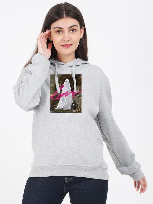 hooded neck graphic sweatshirt - 17971660 -  Standard Image - 0