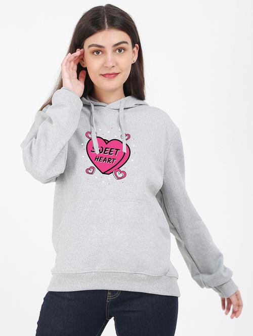 hooded neck graphic sweatshirt - 17971705 - Standard Image - 0