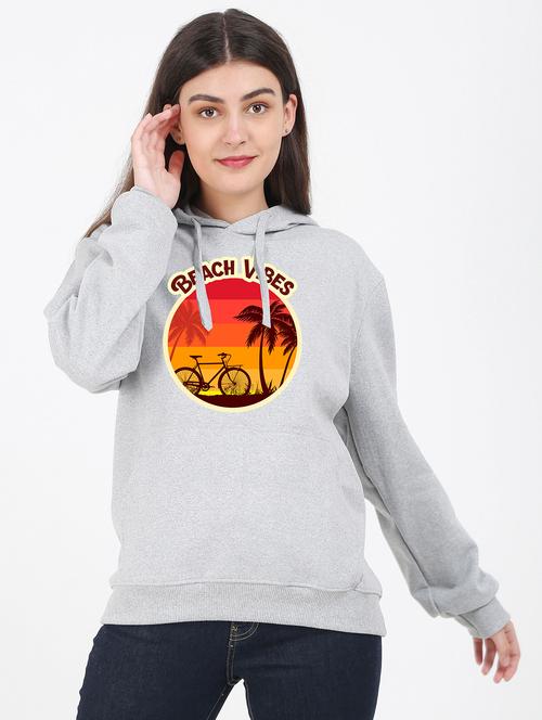 hooded neck graphic sweatshirt - 17971708 -  Standard Image - 0