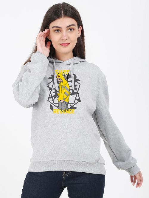 hooded neck graphic sweatshirt - 17971735 -  Standard Image - 0